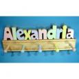 Personalized Coat Rack (10-12 Letters)