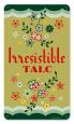 Vintage Irresistible Talc Metal Sign