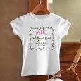 Personalized Flower Girl Fitted T Shirt
