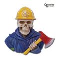 Fireman Skeleton Mini Bust
