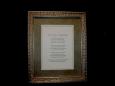 "From Heaven, A Christmas Prayer" - framed poem