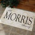 Personalized Doormats - Family Name Welcome Mat for Family