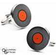 Disc Jockey Records Cufflinks