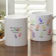 Hands Down Personalized Parent or Grandparent Coffee Mug