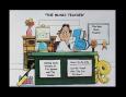 Music Teacher Cartoon Print