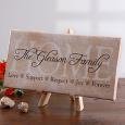 Family Name Personalized Canvas Art - Sentiments of the Home