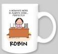 Personalized Woman's Work Office Cartoon