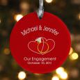 Romantic Personalized Christmas Ornament - United In Love