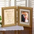 To My Parents Personalized Wedding Day Picture Frame