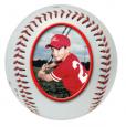 Personalized Baseball Photo Ball Trophy