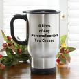 Personalized Travel Mug - Printed With Your Message