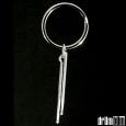 Drumsticks Keychain - Pewter