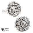 Basketballs Cufflinks - Rhodium