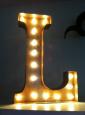 Vintage Marquee Light - Letter L