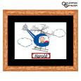 Helicopter Pilot Cartoon Print - Personalized