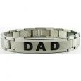 Stainless Steel "Dad" Bracelet