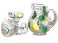 Lemon Lime Margarita Set - Hand Painted - 1 to 5 Pieces