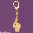 Treble Clef Zipper Charm
