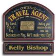 Travel Agent Hanging Sign - Personalized